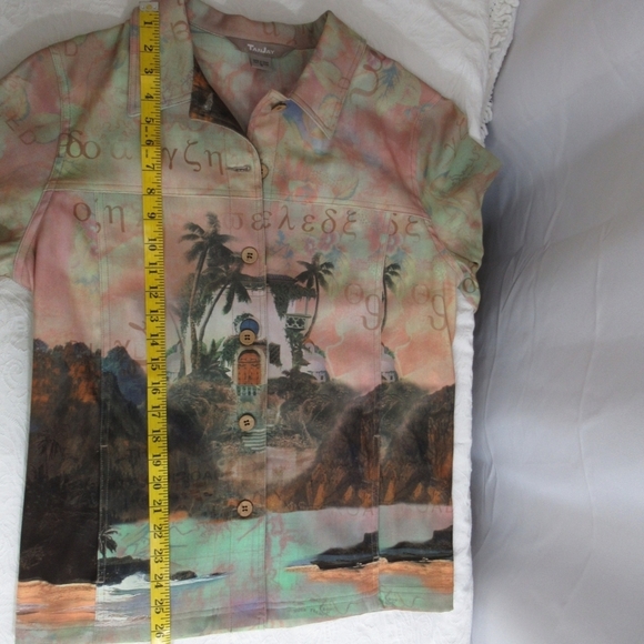 TanJay Multicolor Artistic Jacket Size Medium - Picture 4 of 10